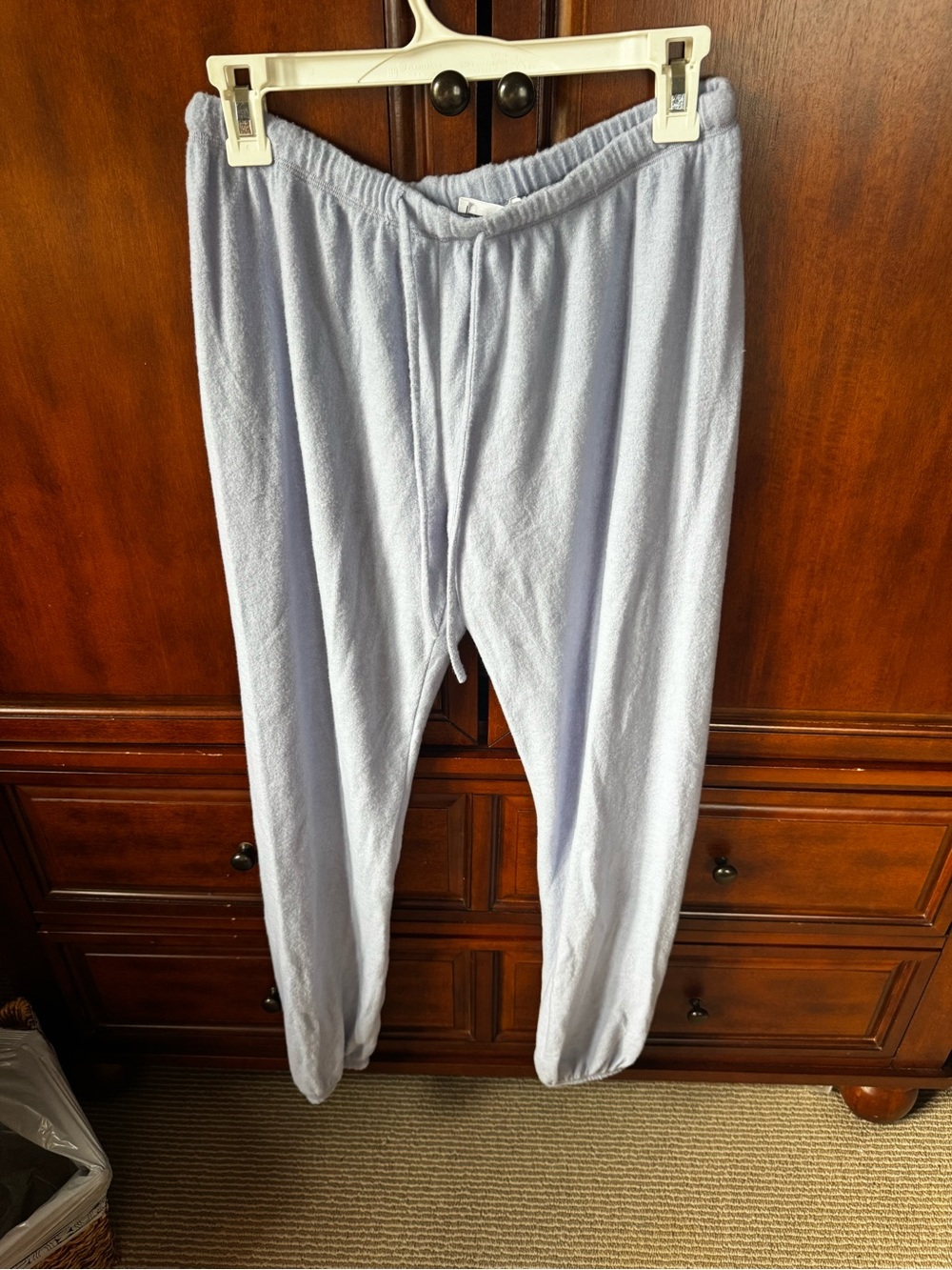 Cozy Lavender Women’s Fleece Joggers - Soft Lounge Pants
